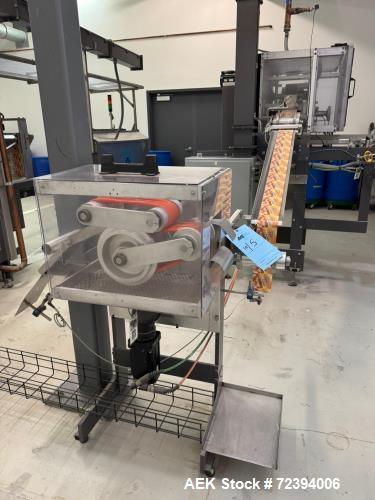 Used R.A. Jones Pouch King PK4000 Horizontal Form Fill Seal Sachet Packaging Line with Film Splicer & Rotary Knife