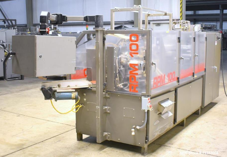 Used Klockner Bartelt RPM-100 Horizontal Form Fill Seal Pouch Packager.