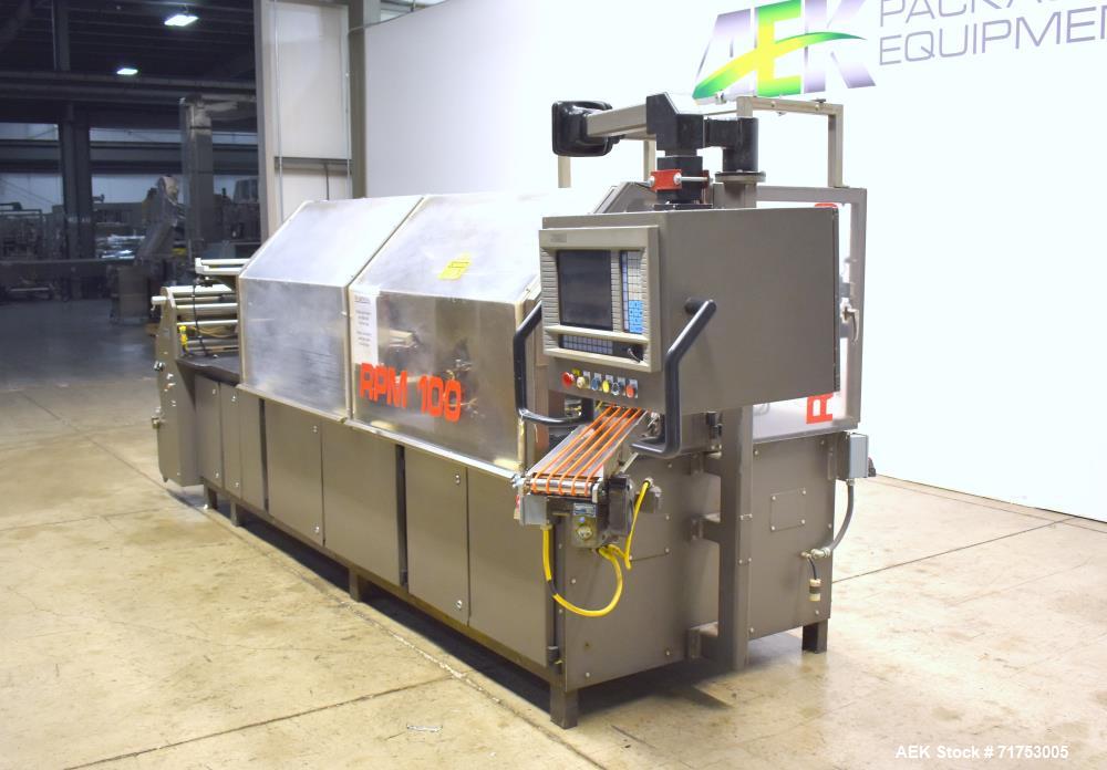 Used Bartelt RPM-100 Rotary Horizontal Form Fill & Seal Pouch Machine.