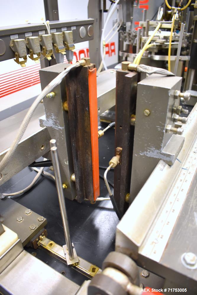 Used Bartelt RPM-100 Rotary Horizontal Form Fill & Seal Pouch Machine.