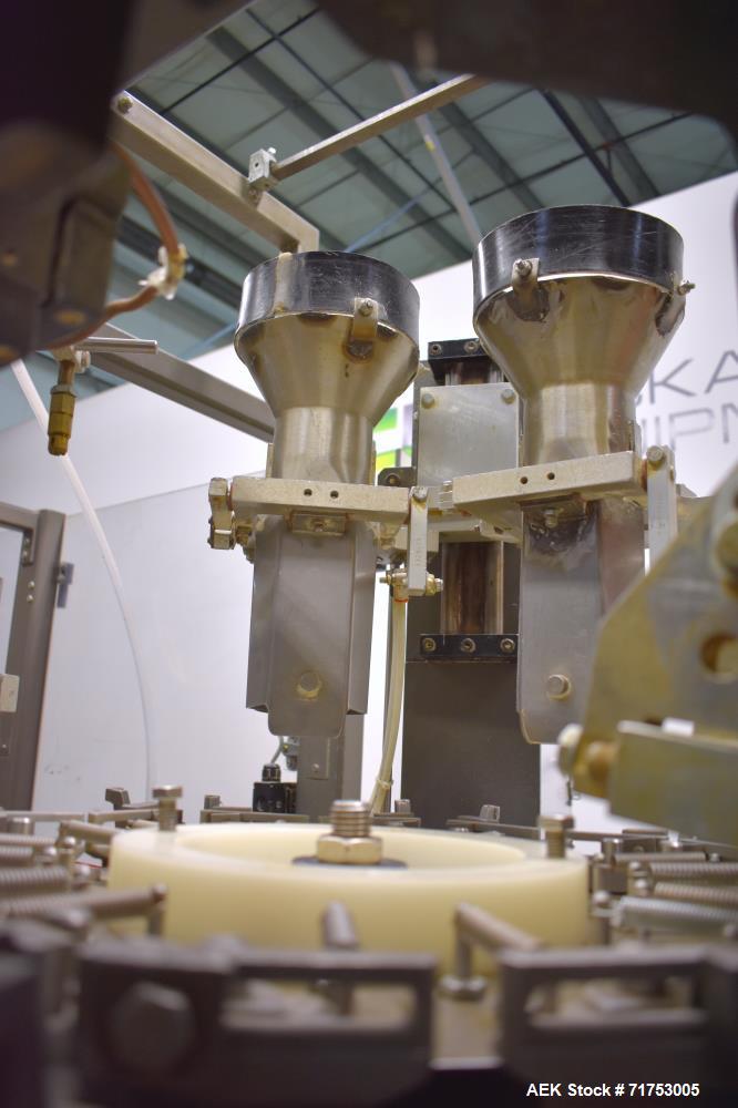 Used Bartelt RPM-100 Rotary Horizontal Form Fill & Seal Pouch Machine.