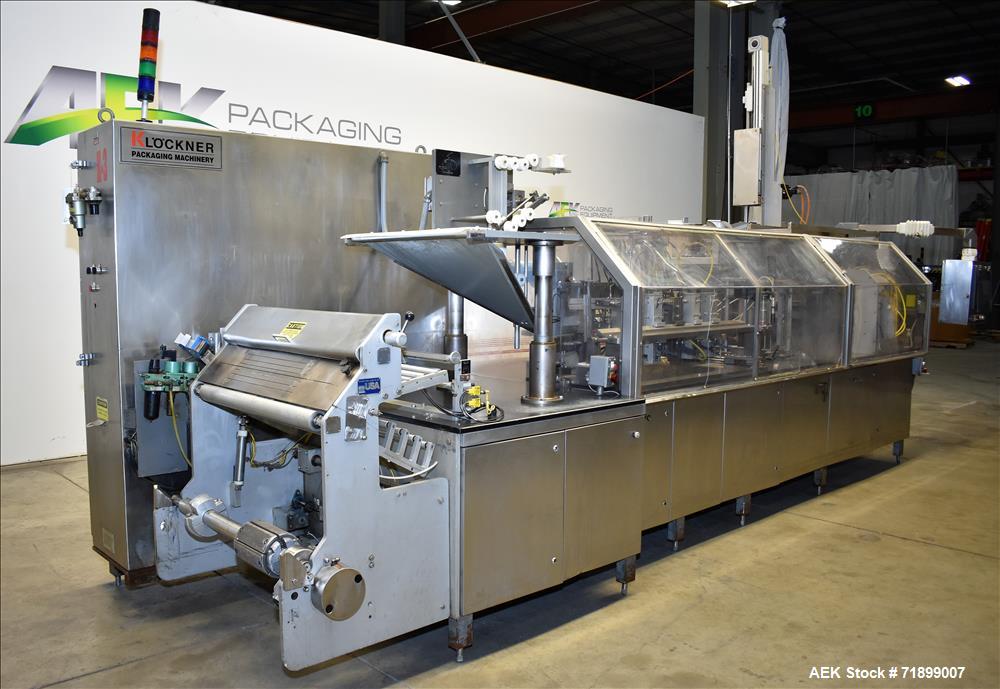 Used- KHS Klockner Bartelt Horizontal Form, Fill & Seal Pouch Machine