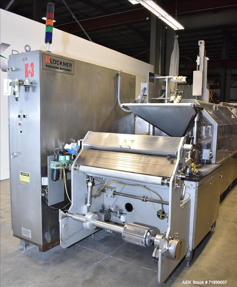 Used- KHS Klockner Bartelt Horizontal Form, Fill & Seal Pouch Machine