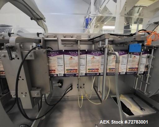 Used- Mespack Model H-260-FE Horizontal Form Fill Seal for Stand Up Pouches. Capable of speeds up to 100 pouches per minute....