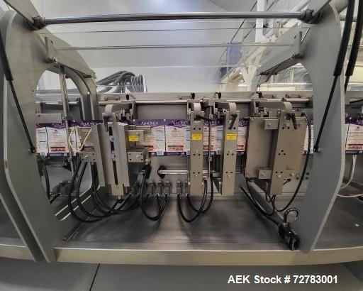 Used- Mespack Model H-260-FE Horizontal Form Fill Seal for Stand Up Pouches. Capable of speeds up to 100 pouches per minute....