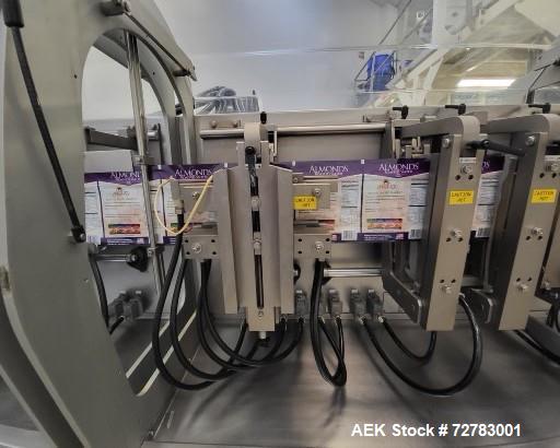 Used- Mespack Model H-260-FE Horizontal Form Fill Seal for Stand Up Pouches. Capable of speeds up to 100 pouches per minute....