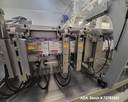 Used- Mespack Model H-260-FE Horizontal Form Fill Seal for Stand Up Pouches. Capable of speeds up to 100 pouches per minute....