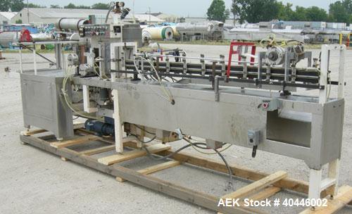Used N & W Packaging Machinery Automatic Form, Fill and Seal Machine, model PF-III-R. Approximate package size range: Minimum width 2" to 8" maximum, minimum height 2" to 10" maximum, speed up to 70 ...