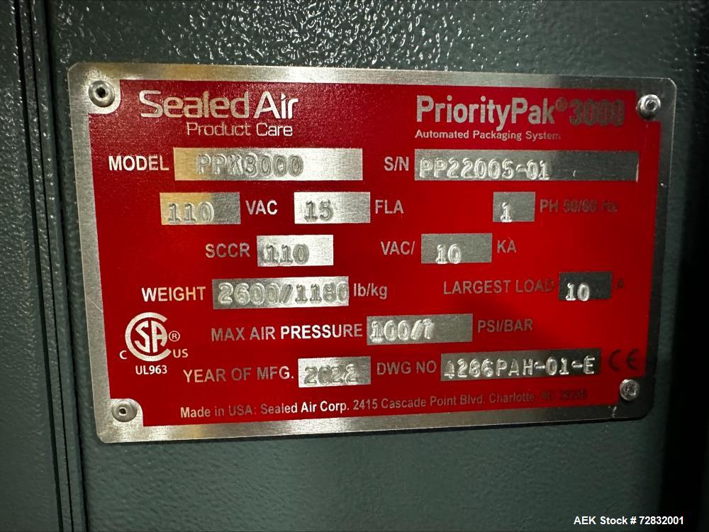 Used Automated Packaging Priority Pack Model PPK300 Horizontal Bubble Wrap Machi