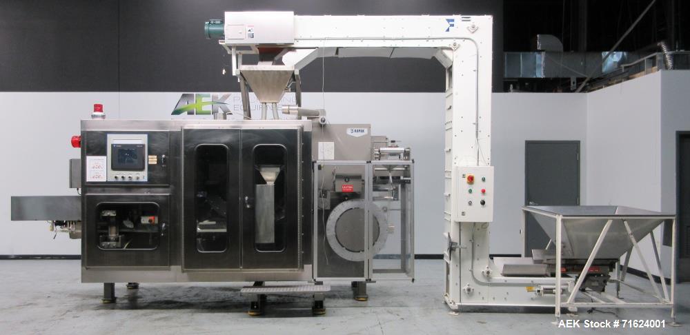 Used Ropak Model V High Speed Rotary Pouch Machine