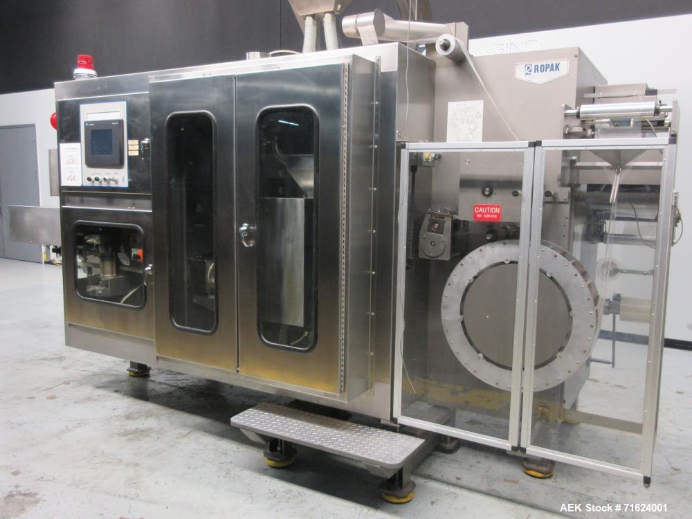 Used Ropak Model V High Speed Rotary Pouch Machine