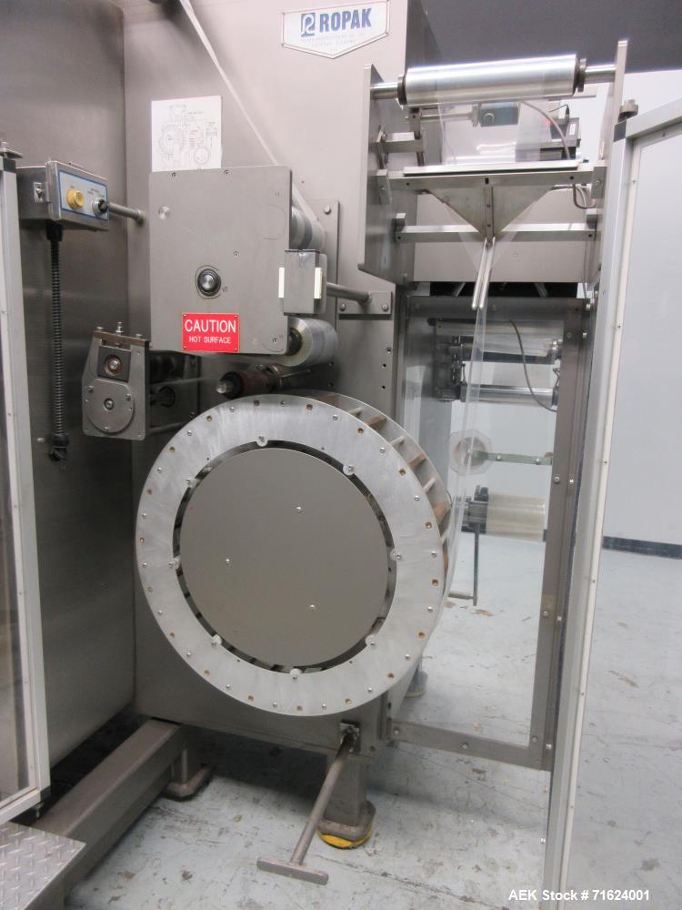 Used- Ropak Model V High Speed Rotary Pouch Machine