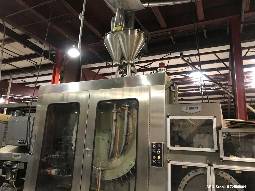 Used Ropak Model V High Speed Horizontal Form Fill Seal Machine