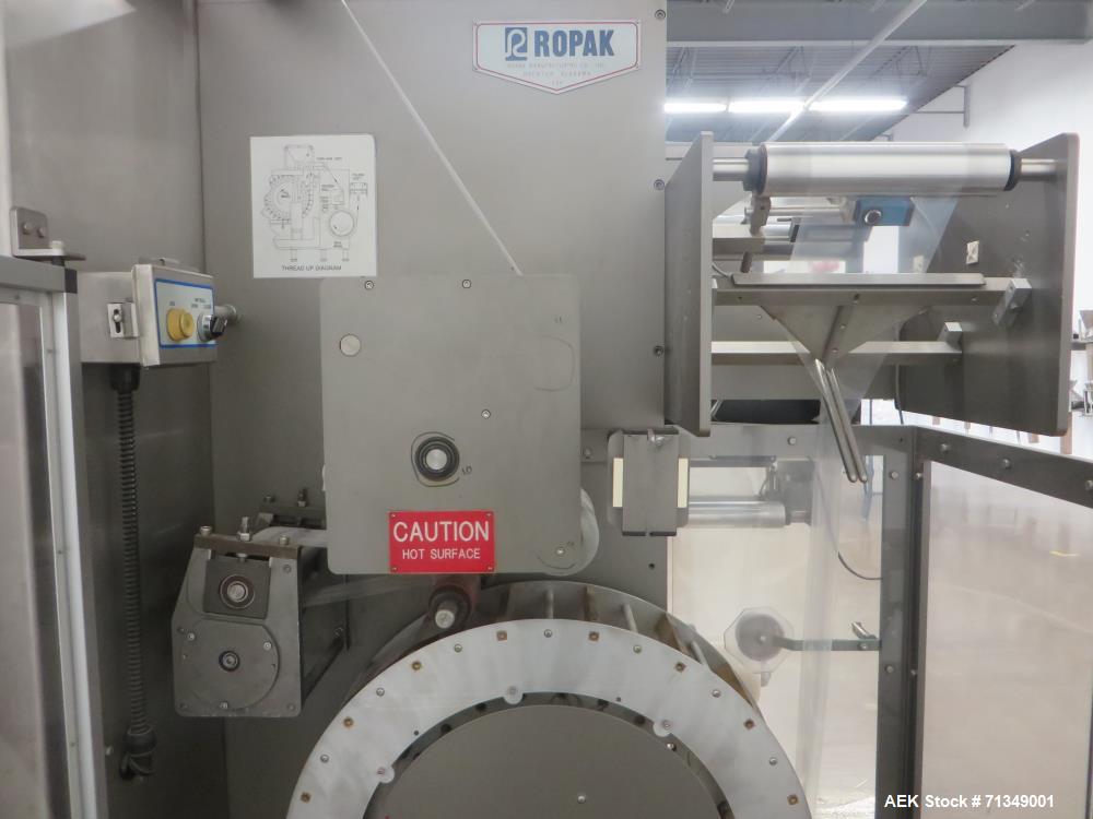 Used Ropak High Speed Rotary Pouch Machine with Volumetric Product Feeder