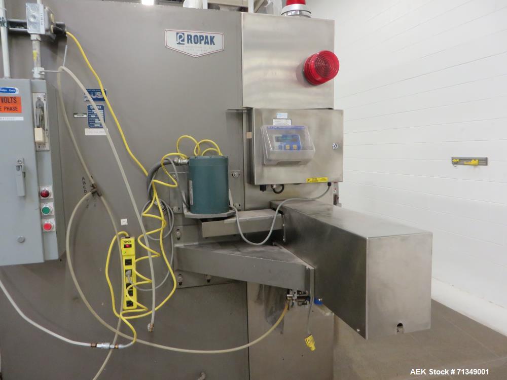 Used Ropak High Speed Rotary Pouch Machine with Volumetric Product Feeder