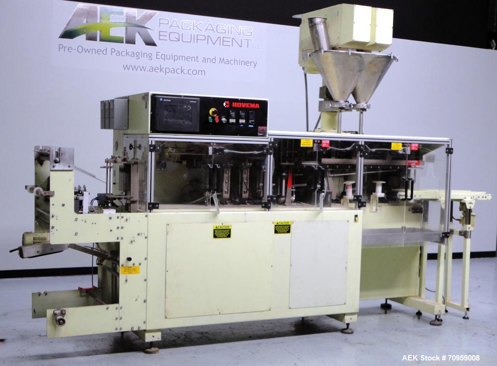 Used Rovema Model HVS-160 Duplex Horizontal Bagging Machine