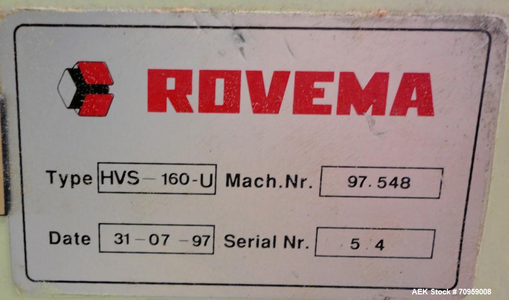 Used Rovema Model HVS-160 Duplex Horizontal Bagging Machine