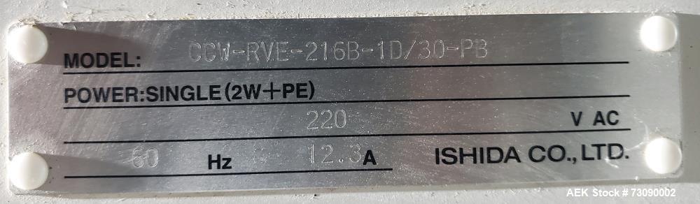 Used SN Machinery FMM22 Duplex HFFS Pouch Machine – With Ishida 16-Head Scale & More