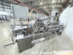 Used Bartelt Pouchmaster Horizontal Form, Fill and Seal Pouch Machine, Model IM7-16. Machine is capable of speeds up to 100 ...