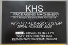 Used Bartelt (Klockner) Model IM7-16 Servo Horizontal Form Fill and Seal Machin