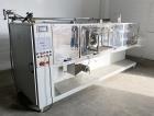 Used Bossar Form & Fill Horizontal Pouch Filler, Model B-1400/PH/D. Capable of speeds up to 110. Size range 50mm to 140mm wide x 50mm to 210mm height. Maximum fill volume 400cc. Setup for 4 sided sea...