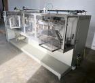 Used Bossar Form & Fill Horizontal Pouch Filler, Model B-1400/PH/D. Capable of speeds up to 110. Size range 50mm to 140mm wide x 50mm to 210mm height. Maximum fill volume 400cc. Setup for 4 sided sea...