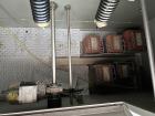 Used Bossar Form & Fill Horizontal Pouch Filler, Model B-1400/PH/D. Capable of speeds up to 110. Size range 50mm to 140mm wide x 50mm to 210mm height. Maximum fill volume 400cc. Setup for 4 sided sea...