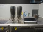 Used Bossar Model B 3700, Horizontal Pouch Form fill seal, Allen-Bradley controls, produces horizontal pouches from 5