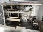 Used Bossar Form & Fill Horizontal Pouch Filler, Model B 1400 D. Capable of speeds up to 110. Size range 50mm to 140mm wide x 50mm to 210mm height. Maximum fill volume 400cc. Setup for 4 sided seal p...