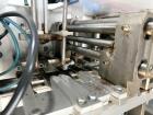 Used Bossar Form & Fill Horizontal Pouch Filler, Model B 1400 D. Capable of speeds up to 110. Size range 50mm to 140mm wide x 50mm to 210mm height. Maximum fill volume 400cc. Setup for 4 sided seal p...