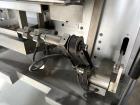 Used Bossar Form & Fill Horizontal Pouch Filler, Model B 1400 D. Capable of speeds up to 110. Size range 50mm to 140mm wide x 50mm to 210mm height. Maximum fill volume 400cc. Setup for 4 sided seal p...