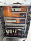 Used Bossar Form & Fill Horizontal Pouch Filler, Model B 1400 D. Capable of speeds up to 110. Size range 50mm to 140mm wide x 50mm to 210mm height. Maximum fill volume 400cc. Setup for 4 sided seal p...