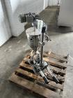 Used Bossar Form & Fill Horizontal Pouch Filler, Model B 1400 D. Capable of speeds up to 110. Size range 50mm to 140mm wide x 50mm to 210mm height. Maximum fill volume 400cc. Setup for 4 sided seal p...