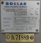 Used Bossar Model B3700D2E, Horizontal Pouch Form fill seal,  Allen-Bradley controls, produces horizontal pouches from 5