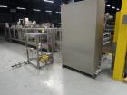 Used Bossar Model B3700D Horizontal Pouch Form  for Dual Head Filler,  Allen-Bradley controls, produces horizontal pouches from 5