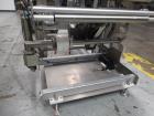 Used Bossar Model B3700D Horizontal Pouch Form  for Dual Head Filler,  Allen-Bradley controls, produces horizontal pouches from 5