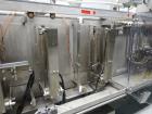 Used Bossar Model B3700D Horizontal Pouch Form  for Dual Head Filler,  Allen-Bradley controls, produces horizontal pouches from 5