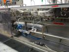Used Bossar Model B3700D Horizontal Pouch Form  for Dual Head Filler,  Allen-Bradley controls, produces horizontal pouches from 5