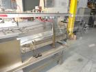 Used Bossar Model B3700D Horizontal Pouch Form  for Dual Head Filler,  Allen-Bradley controls, produces horizontal pouches from 5