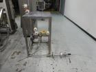 Used Bossar Model B3700D Horizontal Pouch Form  for Dual Head Filler,  Allen-Bradley controls, produces horizontal pouches from 5
