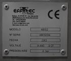 Used- Effytec Model HB-152 Simplex Horizontal Pouch Machine