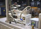 Used Enflex Model F11T Horizontal Form Fill Seal Pouch Machine with Liquid Fill