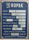 Used- Ropak Model V High Speed Rotary Pouch Machine