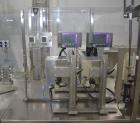 Used SN Machinery (Laudenberg) Model FBM22 Duplex Horizontal Form, Fill and Seal Pouch Machine with Zipper Attachment. Pouching Machine, capable of making stand-up pouches at speeds up to 200 pouches...