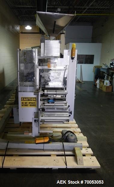 Used One (1) used Uhlmann thermoforming blister packaging machine, model UPS3, with Aylward feeder, Neslab chiller, full controls, reject station, serial# 189, built 1988.