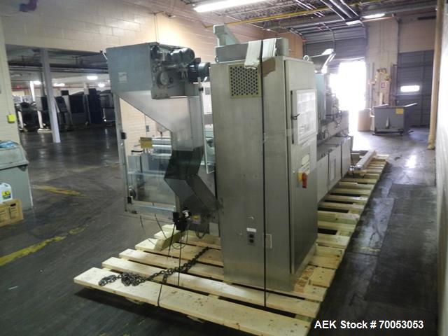 Used-One (1) used Uhlmann thermoforming blister packaging machine, model UPS3, with Aylward feeder, Neslab chiller, full con...