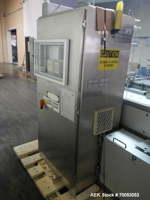 Used-One (1) used Uhlmann thermoforming blister packaging machine, model UPS3, with Aylward feeder, Neslab chiller, full con...