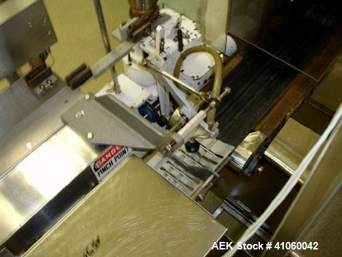 Used Bartelt Horizontal Form Fill Seal 
Machine, Model IM-9-14, 15' long table, with (2) All Fill Cerebus servo filling heads, model SV-300 and model IM100-CT-CM high speed checkweigher, with control...