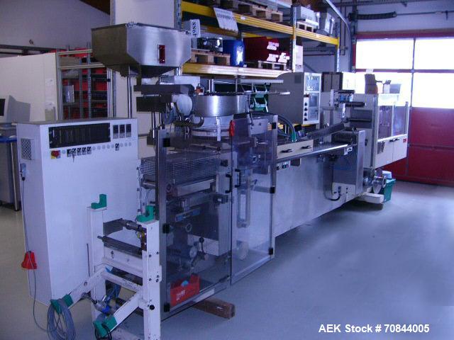 Used Bosch Servac 130 Blister Machine for tablets, dragees and capsules