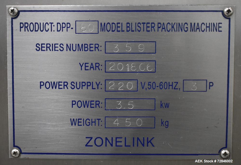 DPP-80 Blister Pack Machine